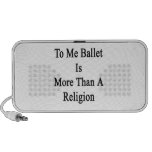 À moi le ballet est plus qu'une religion haut-parleur ordinateur portable
