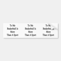 À moi le basket-ball est plus qu'un sport adhésifs pour voiture