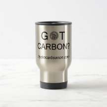 "A obtenu le carbone ?" Tasse de voyage