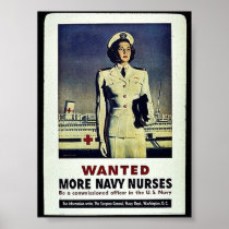 A voulu plus d'infirmières de marine affiche