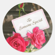 Aan Speciaal iemand - Rozen Stickers