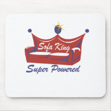 Aangedreven Super van de Koning van de bank Muis Mat