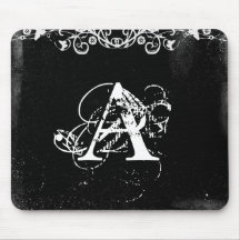 Aangepast Aanvankelijk Monogram Muismatten