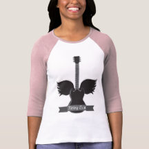 Aangepast Raglan van de Dames van de Vleugels van  T Shirts