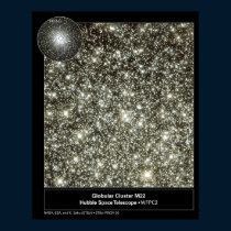 Aangepaste GlobularClusterM22-2001-20a - posters