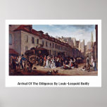 Aankomst van de Ijver door louis-Leopold Boilly Print