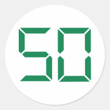 Aantal - 50 stickers