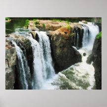 AANVANG ONDER $20 - Waterval Paterson NJ Poster