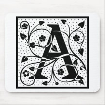 aanvankelijke "A " Muismatten