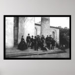 Aanwezigen van de Begrafenis van Robert E. Lee 187 Print