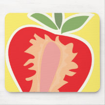 Aardbei mousepad muis matten