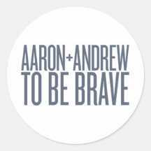 Aaron + Autocollant d'Andrew
