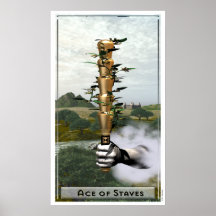 Aas van het Poster van Staven