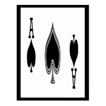 Aas van Spades Wenskaarten
