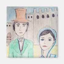 Abbaye de Northanger magnets