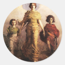 Abbott Handerson Thayer Maagdelijke Stickers