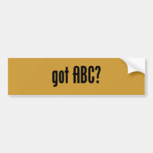 ABC obtenu ? Adhésifs Pour Voiture
