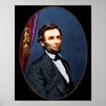 Abe Lincoln Portrate Posters