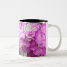 Abeille de miel/sauge du Texas en fleurs pourpres Mugs À Café