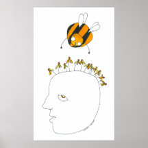 Abeille transformée posters
