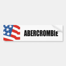 ABERCROMBIE 2010 AUTOCOLLANT POUR VOITURE