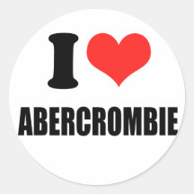 ABERCROMBIE 2010 RONDE STICKERS
