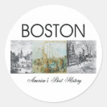ABH Boston Ronde Stickers