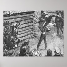 Abraham Lincoln die Poster worstelen
