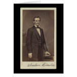 Abraham Lincoln Ondertekende Kaart 1860
