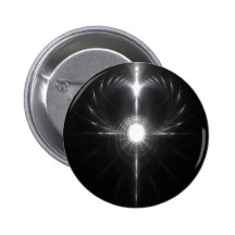 abrégé sur noir et blanc badge avec épingle