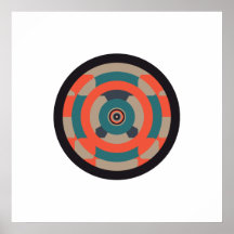 Abstract Circle Poster