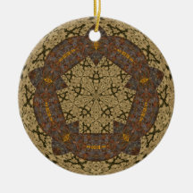 Abstract Rustiek Tapijtwerk Ornament
