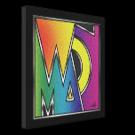 Abstract Word van de vrouw canvas prints