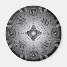 Abstracte Cirkels: Vector Kunst: Koelkast Magneetje