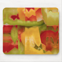 Abstracte peper muis matten