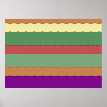 Abstracte Rassenbarrières Poster