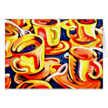 Accomplissement de Caffiene Carte De Vœux