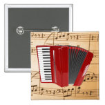 Accordéon : L'accordéon rouge Badges