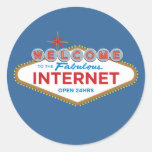 Accueil à l'Internet fabuleux - 24hrs ouvert Adhésifs