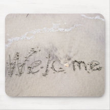 Accueil de locations de plage tapis de souris