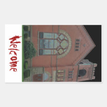 Accueil d'église autocollants