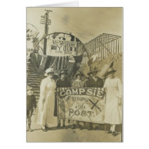 Accueil des soldats à la maison de WWI, Campsie, C Cartes De Vœux