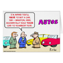 achat de vente de voitures d'automobiles carte de vœux