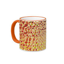 Achtergrond Art. Koffie Bekers