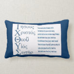 Acronyme d'IXOYE - bleu Coussin