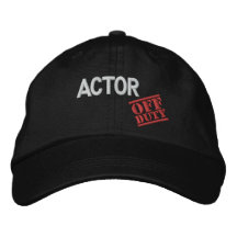 Acteur qui n'est pas de service casquette de baseball
