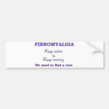Active de fibromyalgie autocollant pour voiture