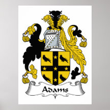 Adams CREST van de Familie Afdruk