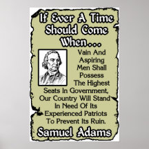 Adams : Patriotes expérimentés ! Posters