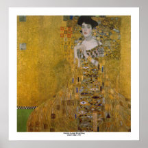 Adele Bloch Bauer door Gustav Klimt Plaat